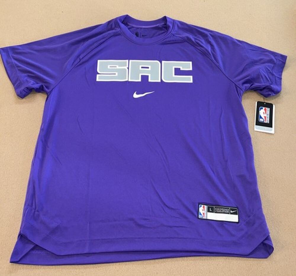 Nike Sacramento Kings Warm Up Shirt Player Issue 75th Anniversary Sz X-Large
